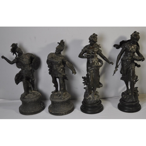 29 - 4 SPELTRE FIGURES