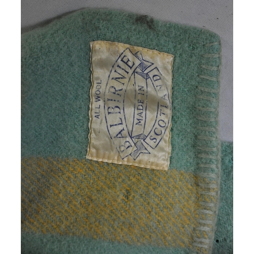 91 - 2 BALBIRNIE ALL WOOL BLANKETS