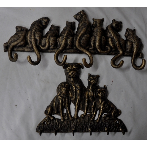 108 - CAT AND DOG KEY HOOKS