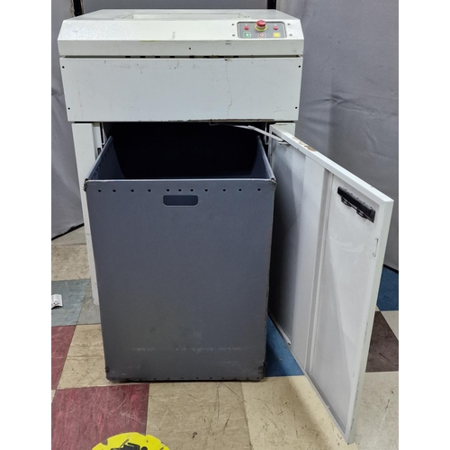 168 - REXEL INDUSTRIAL SHREDDER SERIAL NUMBER A 206909