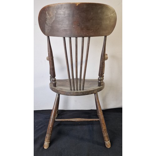 187 - SMALL SPINDLE BACK ARMCHAIR