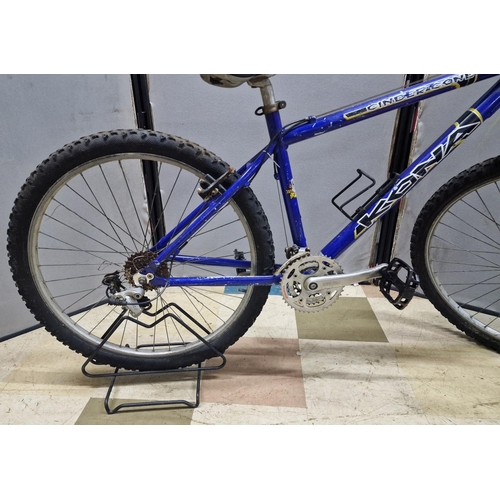 190 - KONA 15 SPEED MOUNTAIN BIKE AND CARRERA 21 SPEED MOUNTAIN BIKE