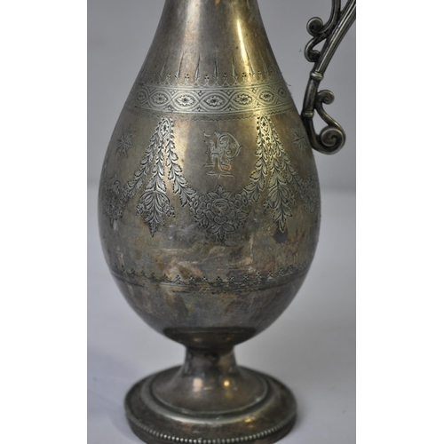 208 - ELKINGTON SILVER PLATED CLARET JUG