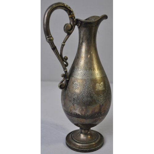 208 - ELKINGTON SILVER PLATED CLARET JUG