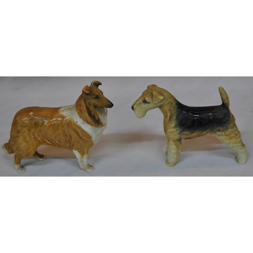 232 - 3 BESWICK DOG ORNAMENTS