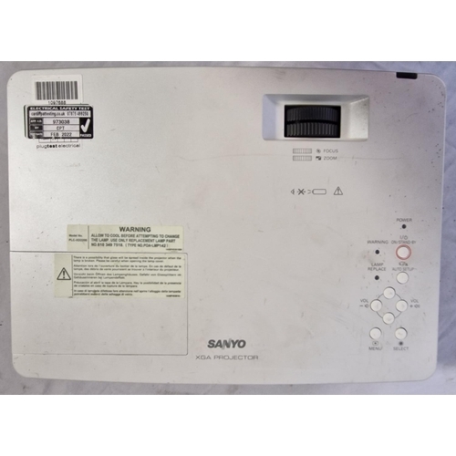 151 - 3 SANYO XGA PROJECTORS MODEL NUMBER PLC-XD2200 - NO LEADS OR CABLES