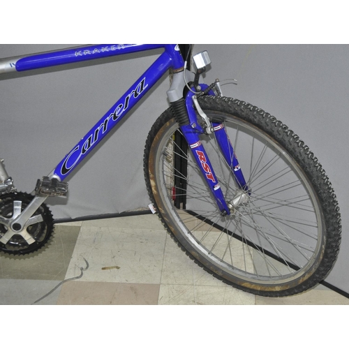 3 - CARRERA KRAKEN 21 SPEED MOUNTAIN BIKE 19INCH FROM CENTRE OF PEDAL COG TO TOP OF SEAT POST