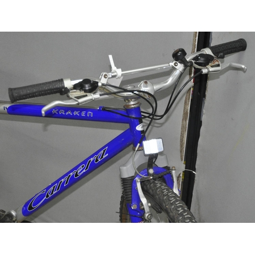 3 - CARRERA KRAKEN 21 SPEED MOUNTAIN BIKE 19INCH FROM CENTRE OF PEDAL COG TO TOP OF SEAT POST