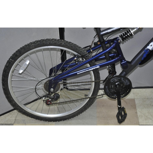 22 - 2 APOLLO 18 SPEED DUAL SUSPENSION BIKES - RIDGE 17