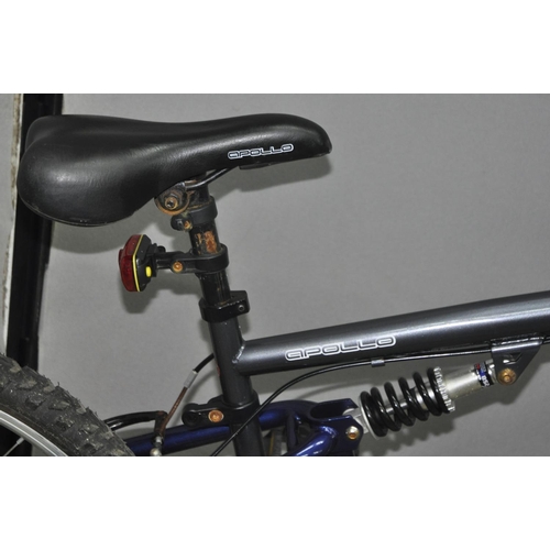 22 - 2 APOLLO 18 SPEED DUAL SUSPENSION BIKES - RIDGE 17