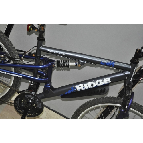 22 - 2 APOLLO 18 SPEED DUAL SUSPENSION BIKES - RIDGE 17