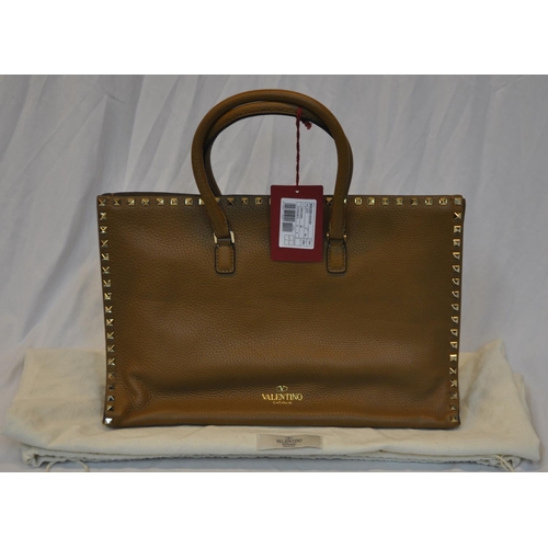 36 - NEW VALENTINO GARAVANI HANDBAG BROWN (10R)