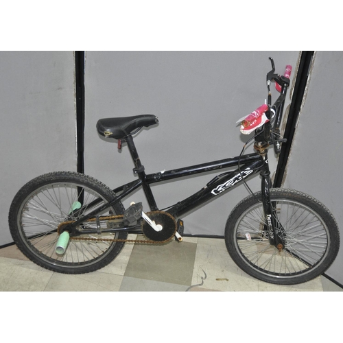 48 - 2 CHILDREN'S BIKES - MUDDYFOX 18 SPEED 14 INCH AND KOBE STUNT BIKE 10 INCH