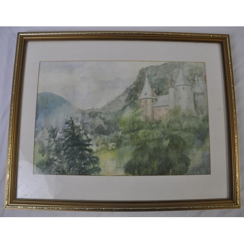 63 - VARIOUS FRAMED WATERCOLOURS