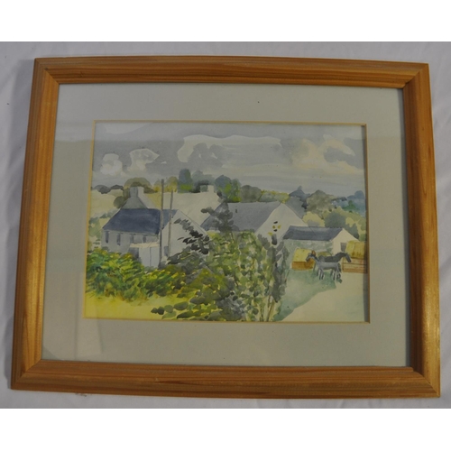 63 - VARIOUS FRAMED WATERCOLOURS