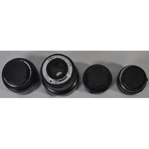 104 - 4 SLR CAMERA LENSES