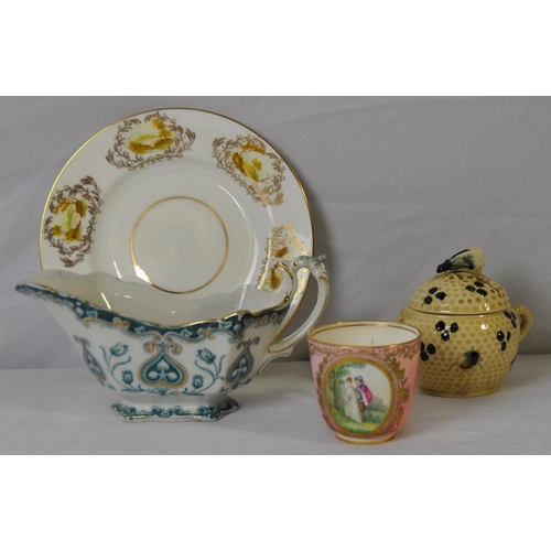 136 - MISCELLANEOUS ITEMS INCLUDING COLCLOUGH PART DINNER SERVICE