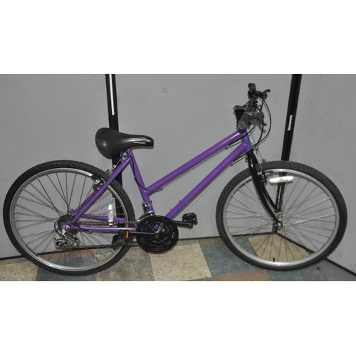 158 - 2 APOLLO LADIES BIKES XC26 18 SPEED 14INCH AND PURPLE 15 SPEED 17 INCH