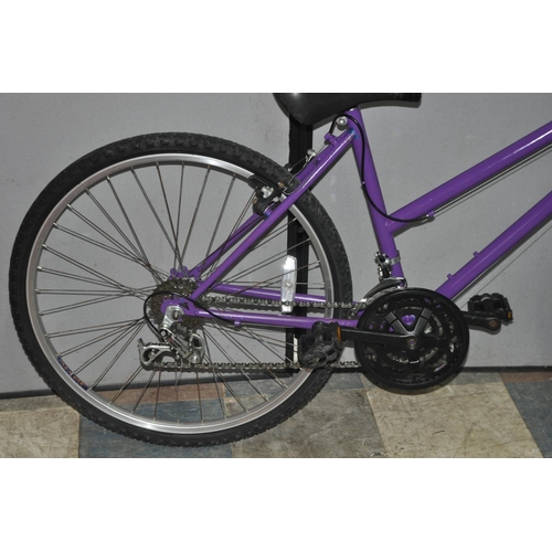 158 - 2 APOLLO LADIES BIKES XC26 18 SPEED 14INCH AND PURPLE 15 SPEED 17 INCH