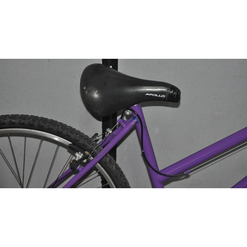 158 - 2 APOLLO LADIES BIKES XC26 18 SPEED 14INCH AND PURPLE 15 SPEED 17 INCH