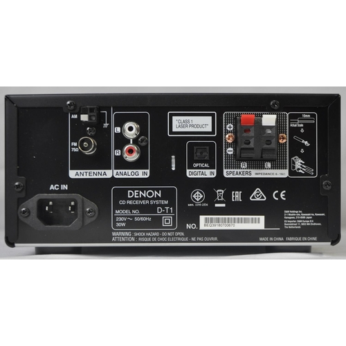 207 - DENON D-TI CD RECIEVER SYSTEM AND SPEAKERS