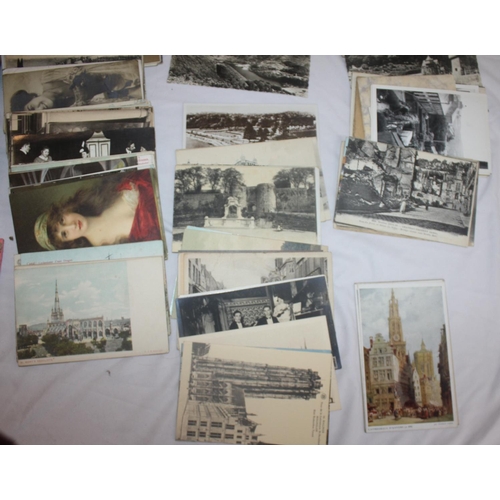 212 - VARIOUS POSTCARDS AND PHOTOGRAPHS