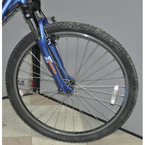 2 - CARRERA VALOUR 24 SPEED MOUNTAIN  BIKE WITH FRONT SHOCKS AND DISC BRAKES 16 INCH FROM CENTRE OF PEDA... 