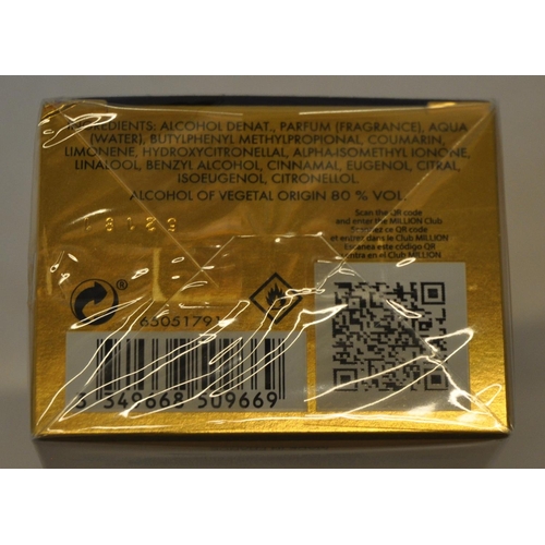 246 - 2 PACO RABANNE 1 MILLION EAU DE TOILETTE NATUAL SPRAY 200ML