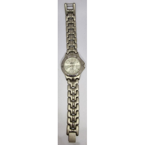 267 - 5 GENTS WATCHES - 2 SEIKO, DUNLOP, CITRON AND PENN (GLASS CRACKED)