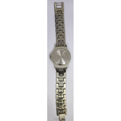 267 - 5 GENTS WATCHES - 2 SEIKO, DUNLOP, CITRON AND PENN (GLASS CRACKED)