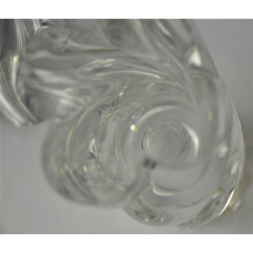 254 - PAIR OF BACCARAT GLASS CANDLESTICKS