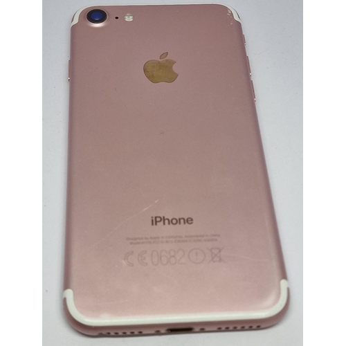 271 - IPHONE 7 - NO CHARGER - RESET TO FACTORY SETTINGS