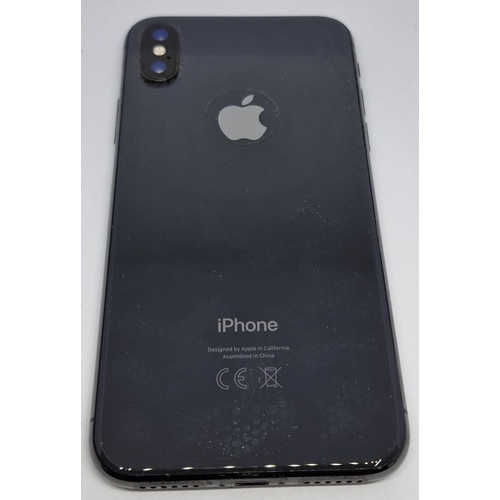 273 - IPHONE X - NO CHARGER- RESET TO FACTORY SETTINGS