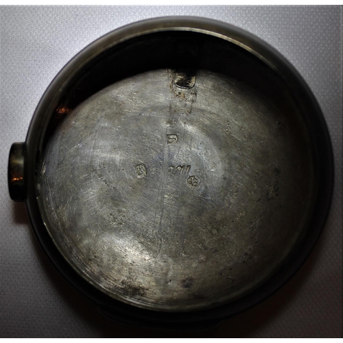 261 - MASONIC POCKET WATCH IN SILVER WATCH HOLDER AND 2 KEYS