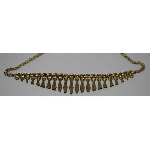 296 - 9ct GOLD NECKLACE 7.4g