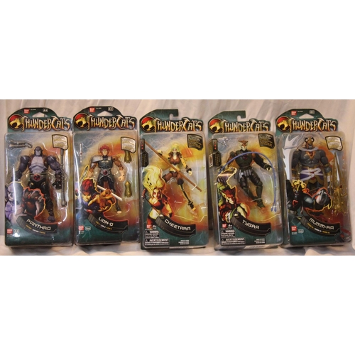 323 - 5 THUNDERCATS FIGURES, FUNKO POP FIGURES, PLAYSTATION ALARM CLOCK, LEGO SET AND IRON MAN BOOK