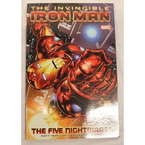 323 - 5 THUNDERCATS FIGURES, FUNKO POP FIGURES, PLAYSTATION ALARM CLOCK, LEGO SET AND IRON MAN BOOK