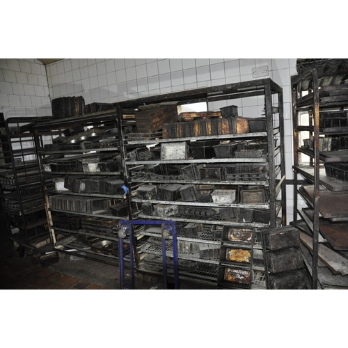 11 - QUANTITY OF VARIOUS RACKS, TRAYS AND TINS