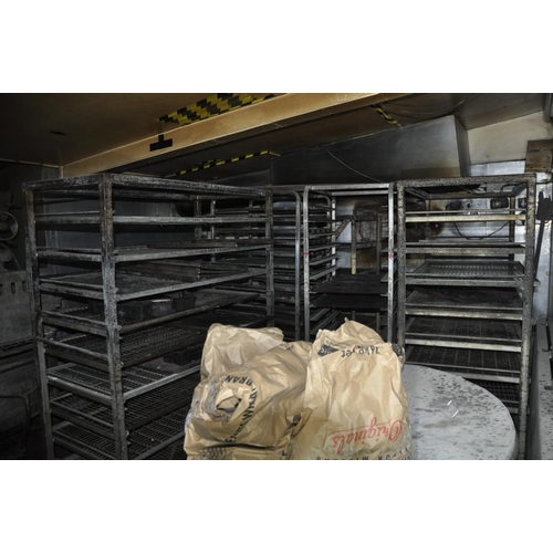 11 - QUANTITY OF VARIOUS RACKS, TRAYS AND TINS