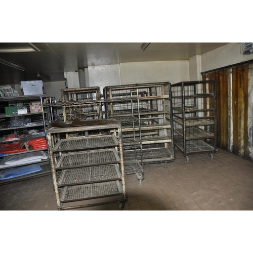 11 - QUANTITY OF VARIOUS RACKS, TRAYS AND TINS