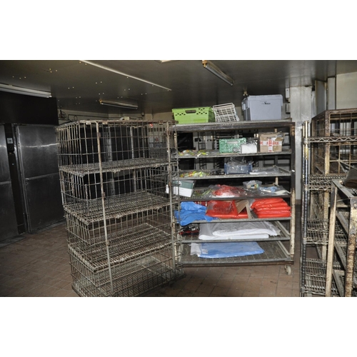 11 - QUANTITY OF VARIOUS RACKS, TRAYS AND TINS