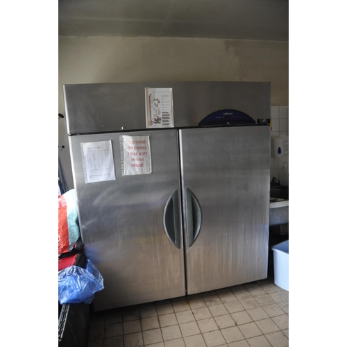 15 - WILLIAMS STAINLESS STEEL DOUBLE DOOR CHILLER