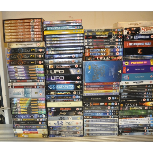 26 - LARGE QUANTITY OF DVDS - TV SERIES AND PROGRAMMES