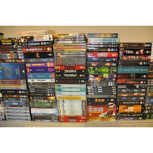 26 - LARGE QUANTITY OF DVDS - TV SERIES AND PROGRAMMES