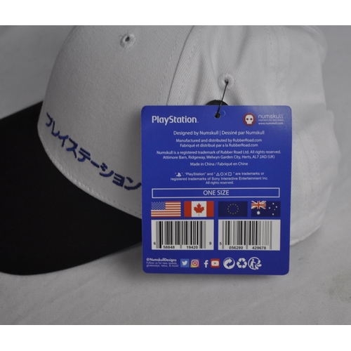 42 - QUANTITY OF BASEBALL HATS INCLUDE SONIC AND PLAYSTATION