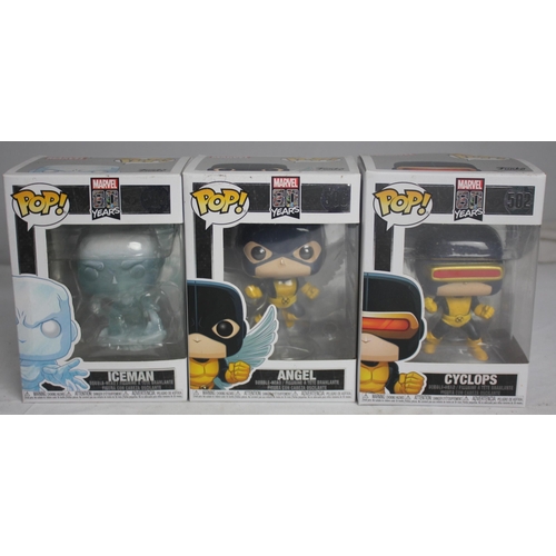 43 - 6 BOXED FUNKO POP MARVEL VINYL FIGURES