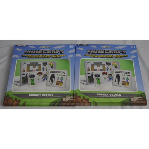 44 - QUANTITY OF MINECRAFT MERCHANISE INCLUDING MUGS, LIGHTING, SPECIAL EDITION LAMPS, STICKER SETS