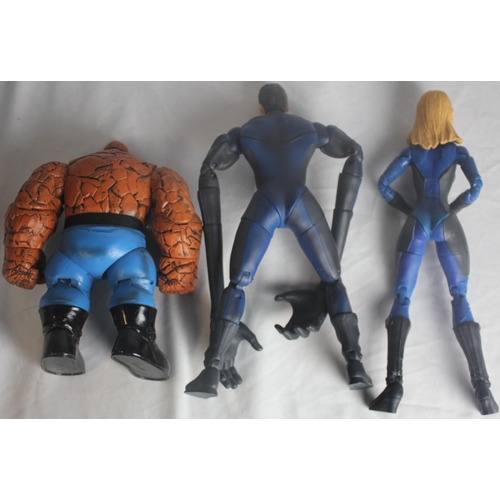 64 - 3 MEMBERS OF FANTASTIC FOUR - THE THING, INVISIBLE WOMAN AND MR FANTASTIC