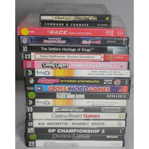 69 - LARGE QUANTITY OF PC GAMES INCLUDING WORLD OF WARCRAFT