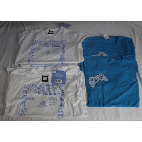 143 - QUANTITY OF GAMING T-SHIRTS INCLUDING PLAYSTATION